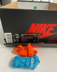 OFF WHITE AIR JORDAN 1 HIGH UNIVERSITY BLUE - SIZE 14 (WORN)