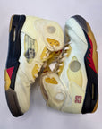 OFF WHITE AIR JORDAN 5 SAIL - SIZE 11.5 (WORN)