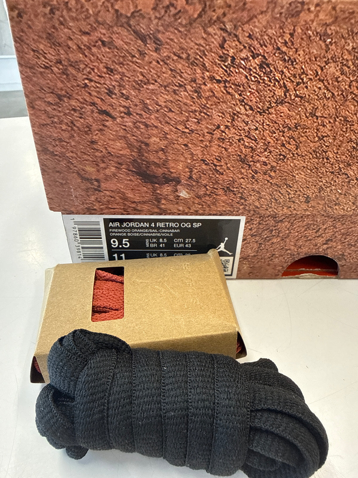 AIR JORDAN 4 NIGEL SYLVESTER BRICK BY BRICK - SIZE 9.5 (WORN)