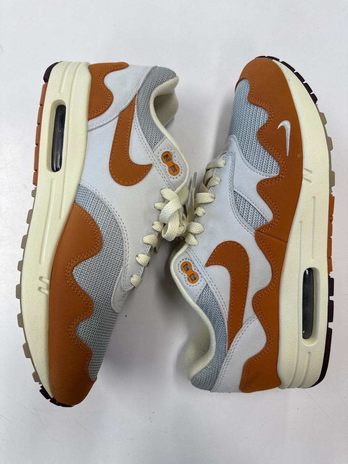 AIR MAX 1 PATTA WAVES MONARCH - SIZE 10 (WORN) - SUPER CLEAN