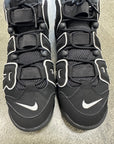 AIR MORE UPTEMPO BLACK WHITE - SIZE 10 (WORN)