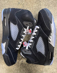 AIR JORDAN 5 BLACK METALLIC REIMAGINED - SIZE 8.5 (WORN)
