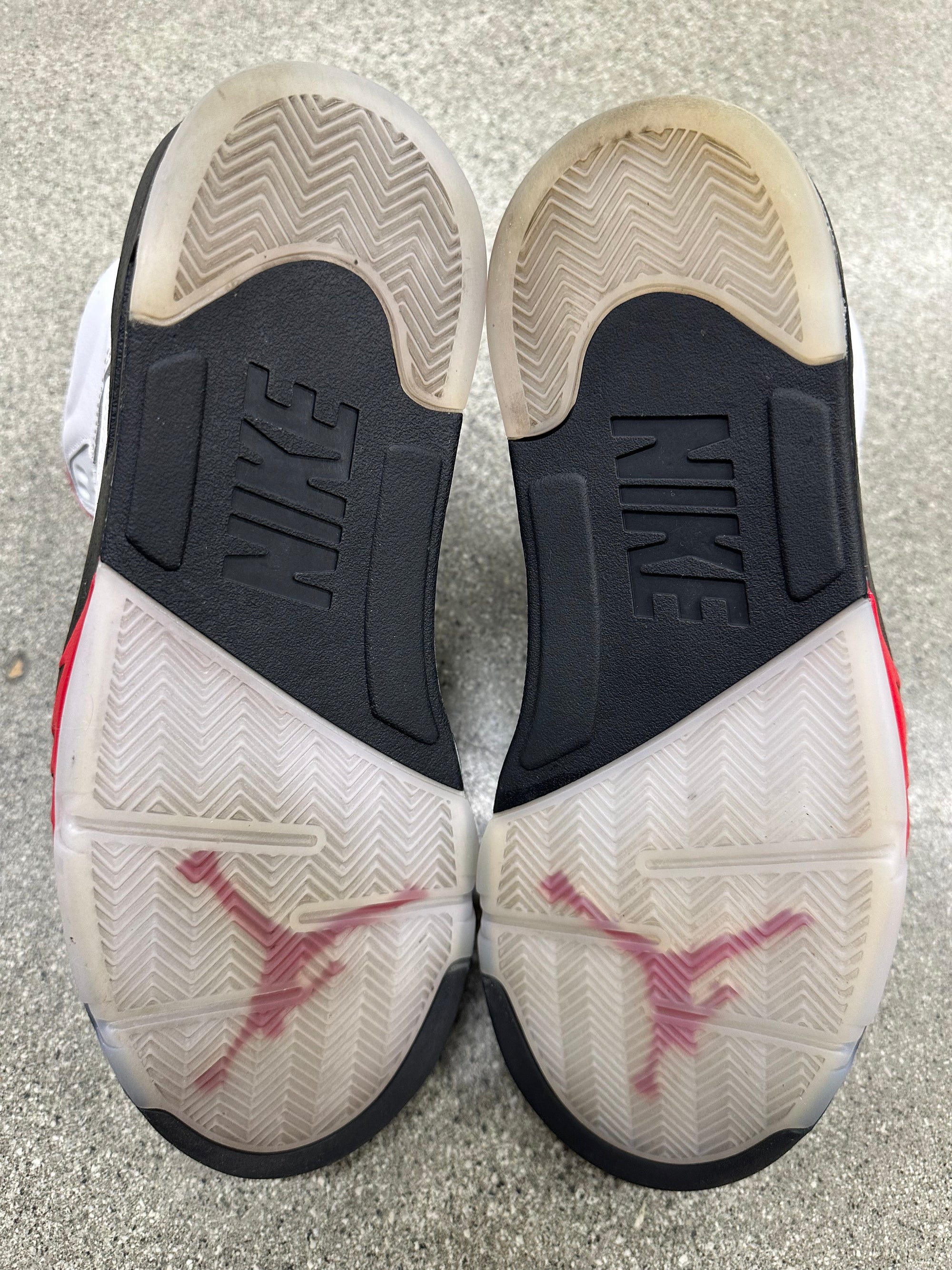 AIR JORDAN 5 SILVER TONGUE - SIZE 12 (WORN)