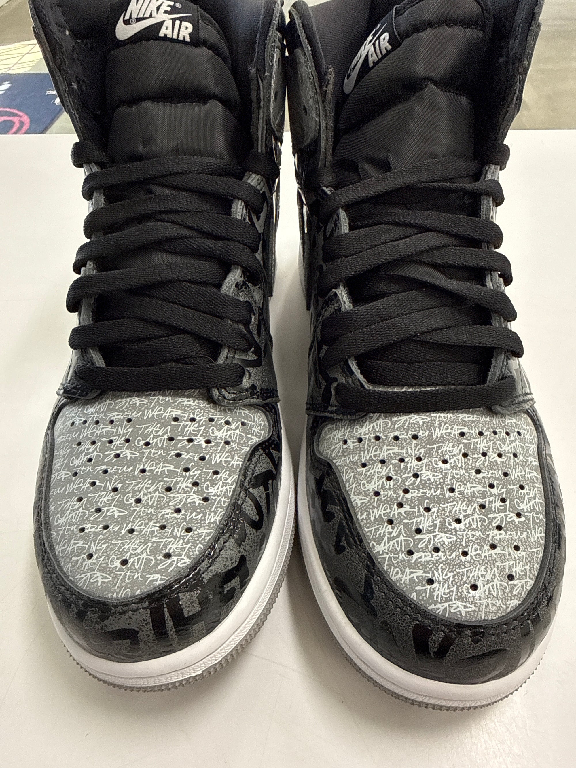 AIR JORDAN 1 HIGH REBELLIONAIRE - SIZE 8 (WORN)