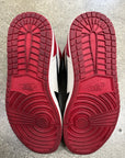 AIR JORDAN 1 HIGH BRED TOE - SIZE 10 (WORN)