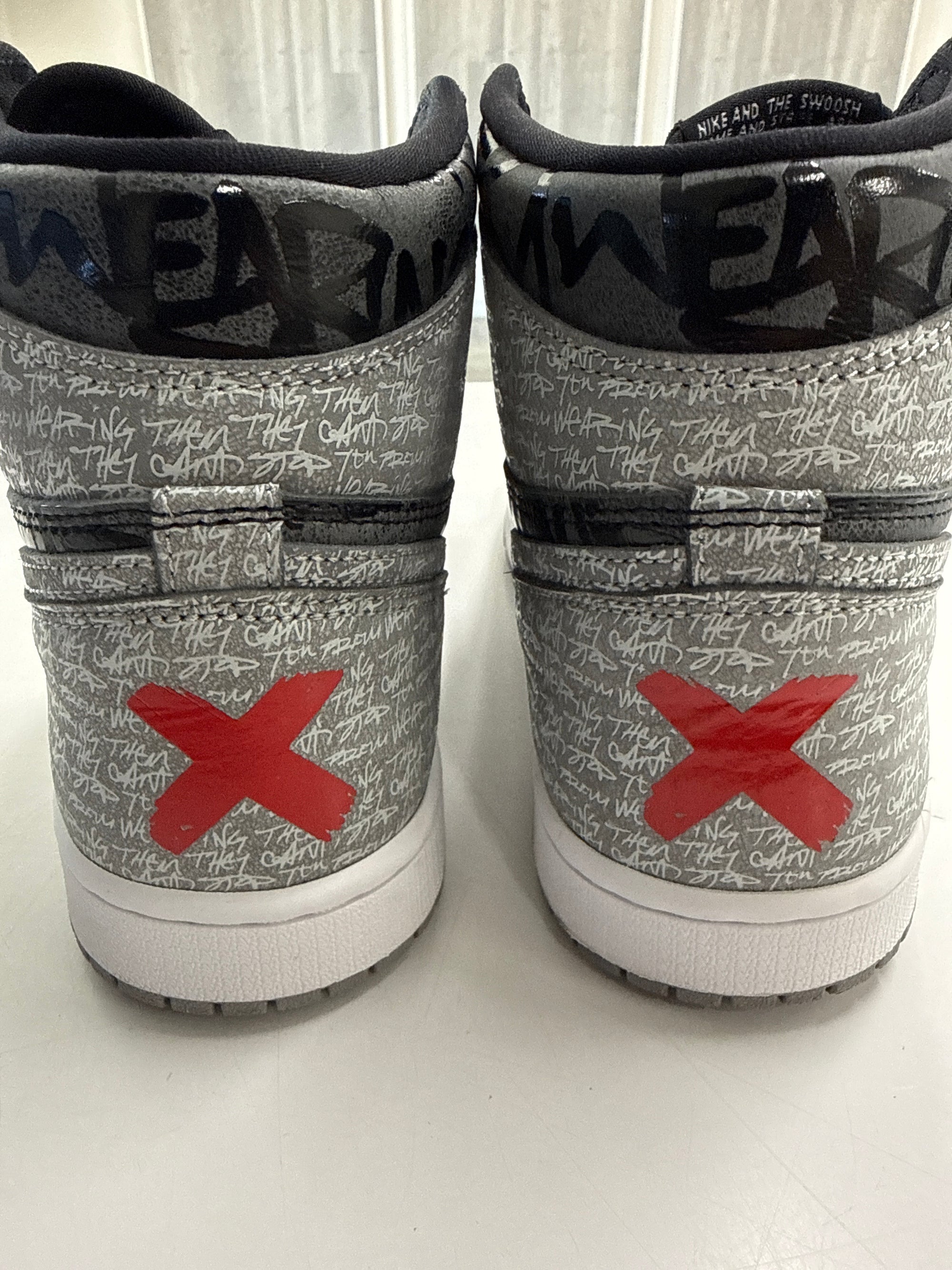 AIR JORDAN 1 HIGH REBELLIONAIRE - SIZE 8 (WORN)