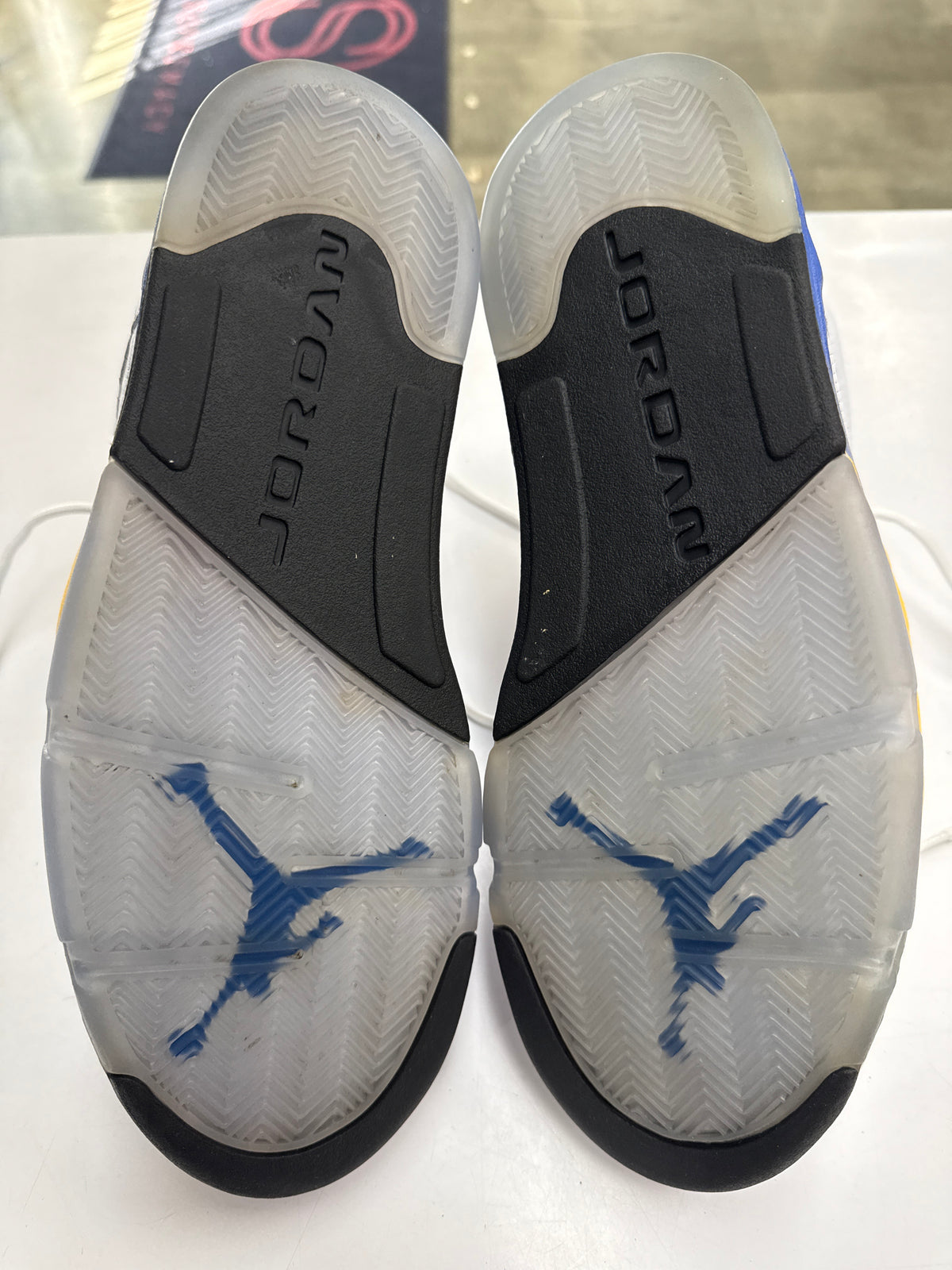 AIR JORDAN 5 LANEY 2013 - SIZE 12 (WORN)