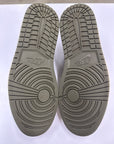 WMNS AIR JORDAN 1 LOW OG TRAVIS SCOTT OLIVE - SIZE W13.5 M12 (WORN)