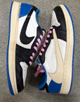 AIR JORDAN 1 LOW TRAVIS SCOTT FRAGMENT - SIZE 10 (WORN)