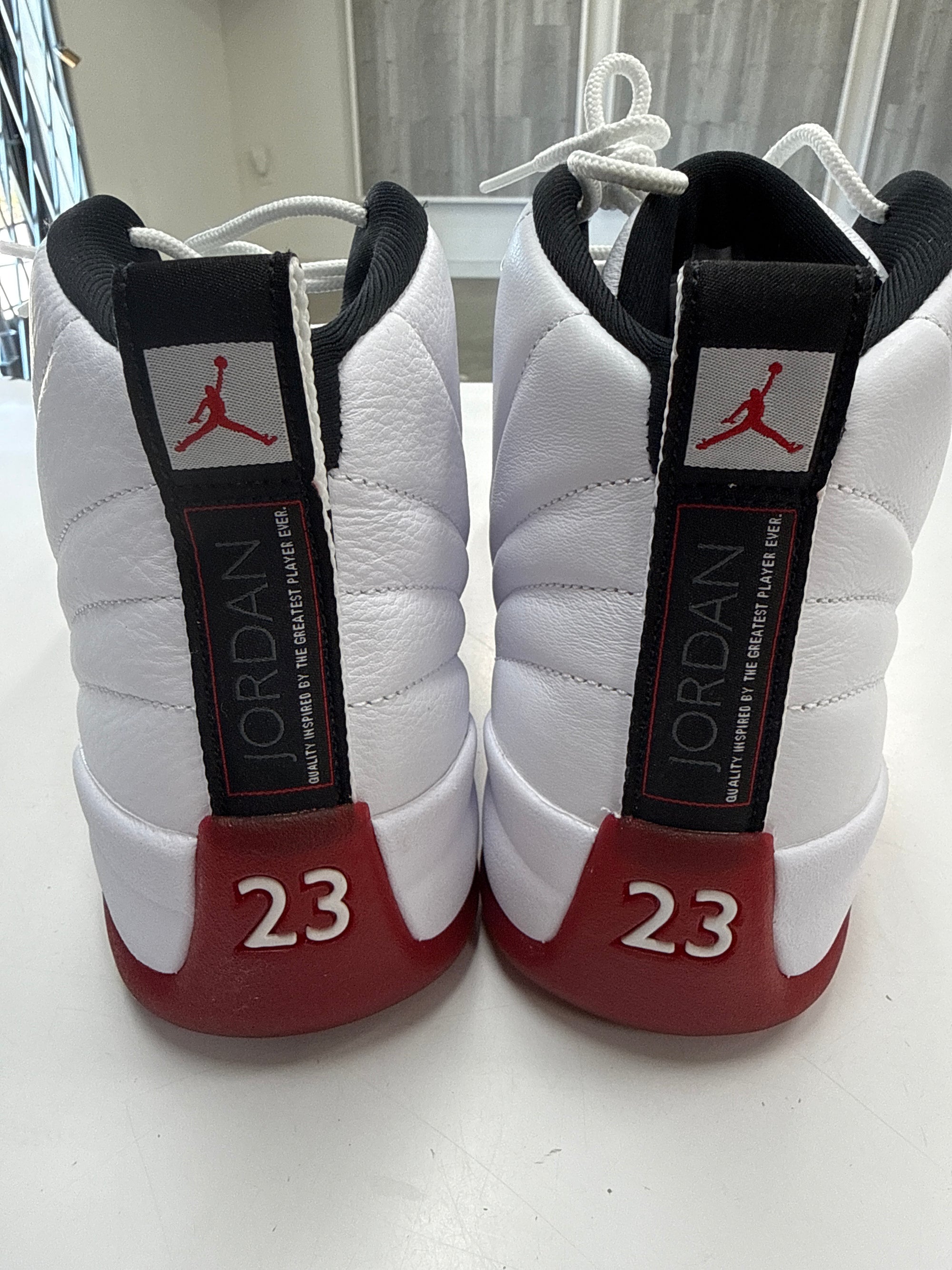 AIR JORDAN 12 CHERRY 2023 - SIZE 9 (WORN) - SUPER CLEAN