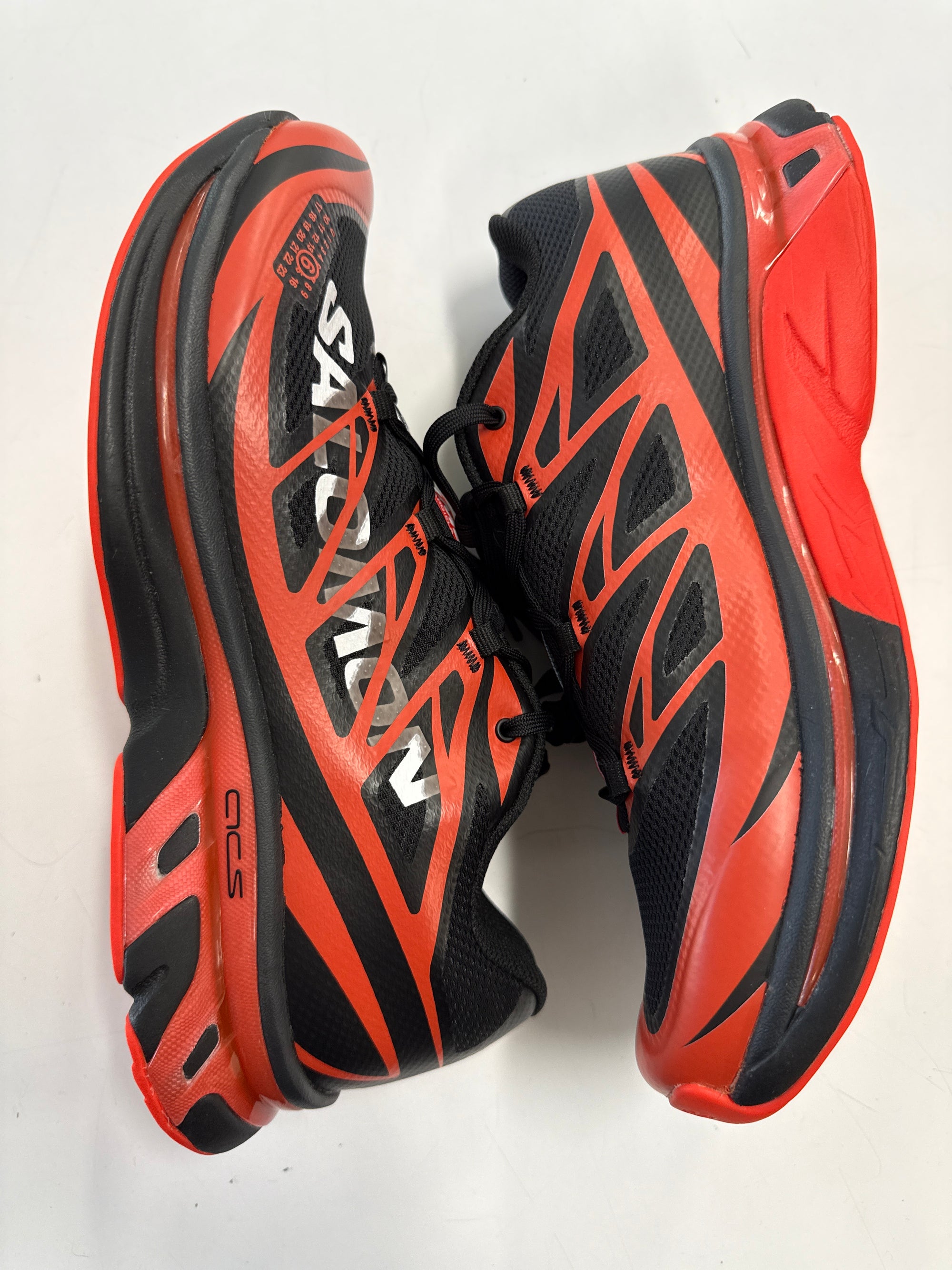 SALOMON XT MM6 MAISON MARGIELA BLACK CHERRY TOMATO - SIZE 9 (WORN)