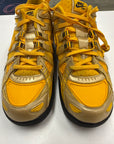 OFF WHITE AIR RUBBER DUNK UNIVERSITY GOLD - SIZE 9 (WORN)