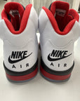 AIR JORDAN 5 FIRE RED BLACK TONGUE 2025 - SIZE 10.5 (WORN)