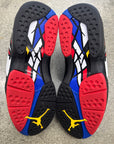AIR JORDAN 8 BRED PLAYOFFS - SIZE 9.5 (WORN)