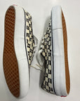 VANS SUPREME BLACK CHECKER LOGO  - SIZE 9 (WORN)