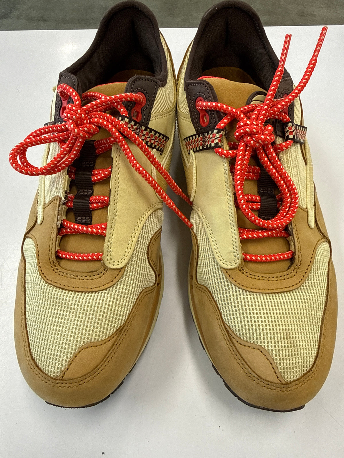 AIR MAX 1 TRAVIS SCOTT CACTUS JACK WHEAT LEMON DROP - SIZE 11.5 (WORN) - SUPER CLEAN