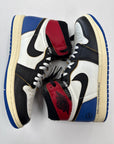 AIR JORDAN 1 HIGH OG FRAGMENT X UNION RED SPORT - SIZE 8.5 (WORN)