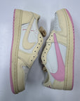 AIR JORDAN 1 LOW OG TRAVIS SCOTT SHY PINK - SIZE 8 (WORN) - SUPER CLEAN