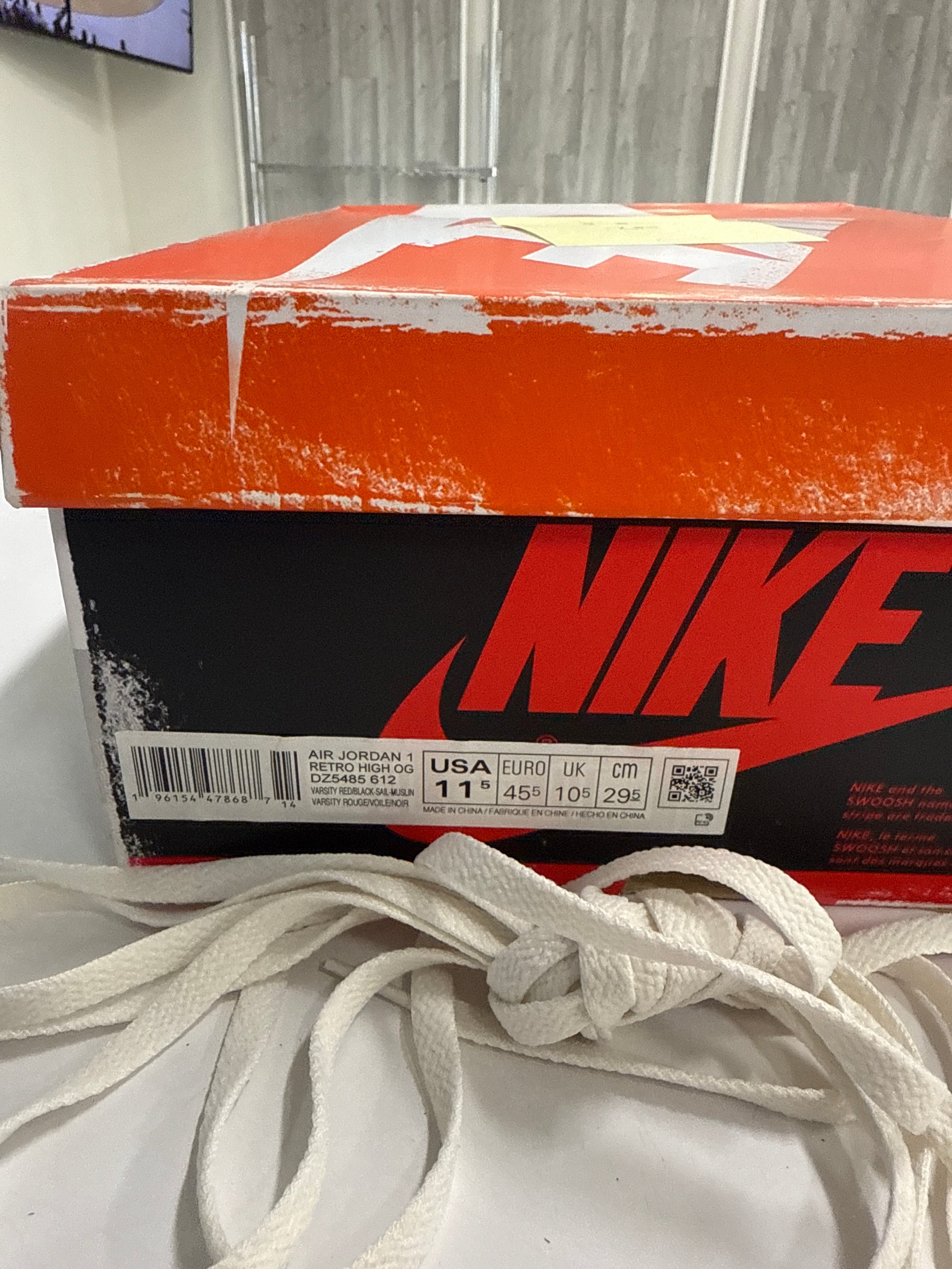 AIR JORDAN 1 HIGH LOST AND FOUND - SIZE 11.5 (WORN)