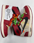 OFF WHITE AIR JORDAN 1 HIGH CHICAGO - SIZE 12 (WORN)