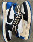 AIR JORDAN 1 LOW TRAVIS SCOTT FRAGMENT - SIZE 8 (WORN)