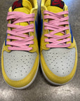 WMNS AIR JORDAN 1 LOW CANARY - SIZE W8 M6.5 (WORN) - SUPER CLEAN
