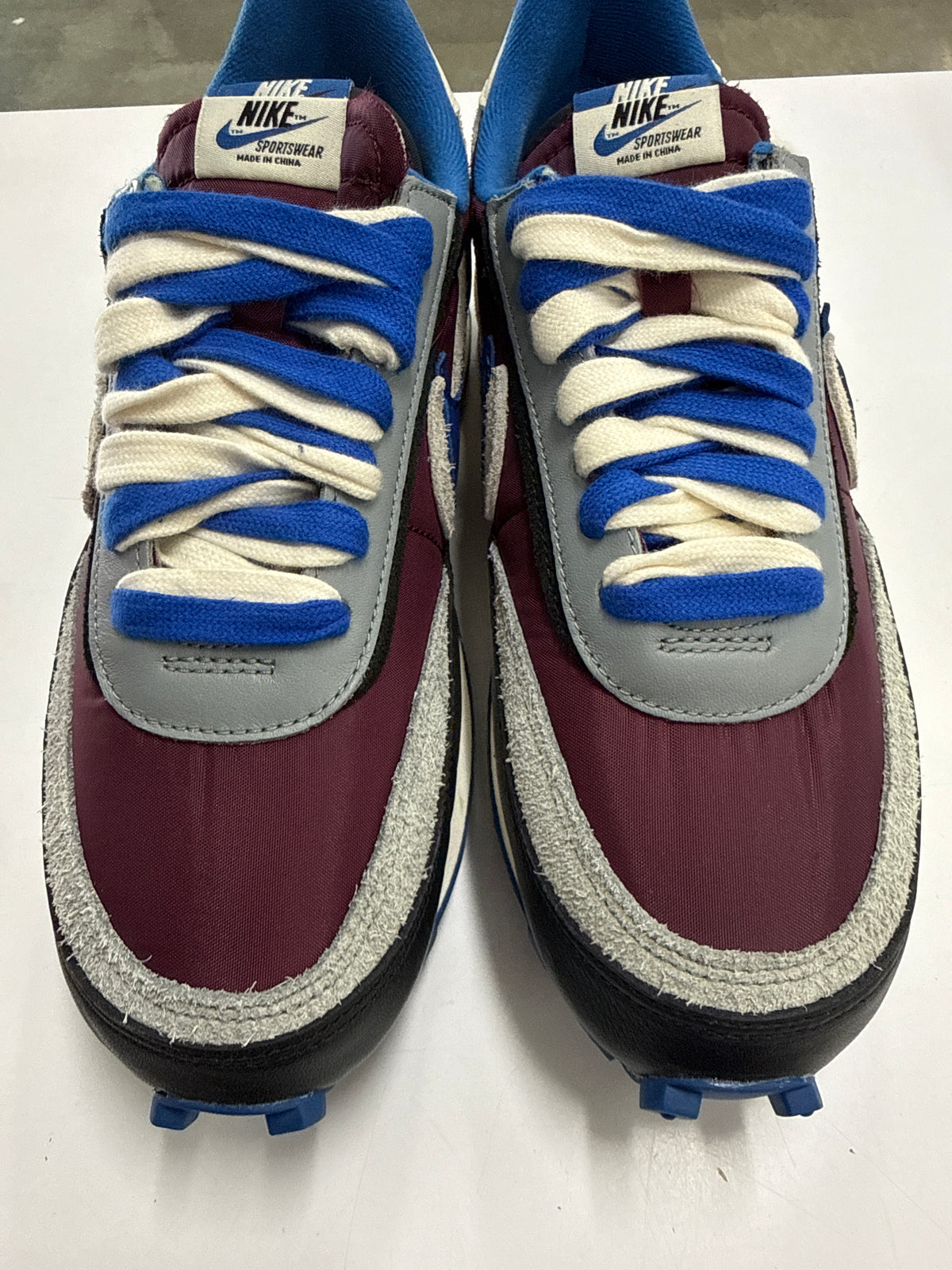 LD WAFFLE SACAI UNDERCOVER NIGHT MAROON TEAM ROYAL - SIZE 9.5 (WORN)