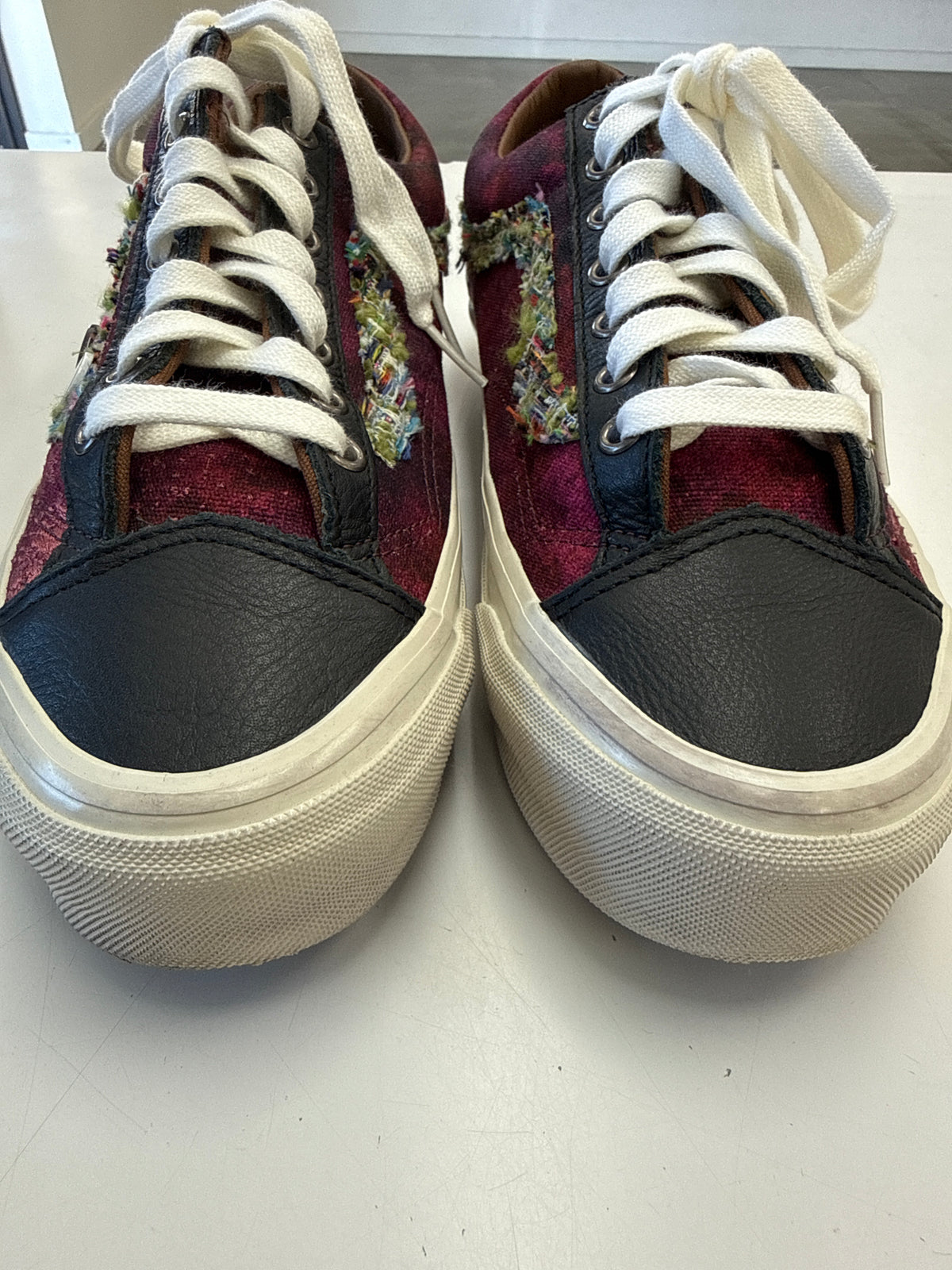 VANS OLD SKOOL 36 SOUVENIR BURGUNDY - SIZE 8.5 (WORN)