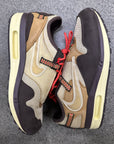 AIR MAX 1 TRAVIS SCOTT BAROQUE BROWN - SIZE 9.5 (WORN)