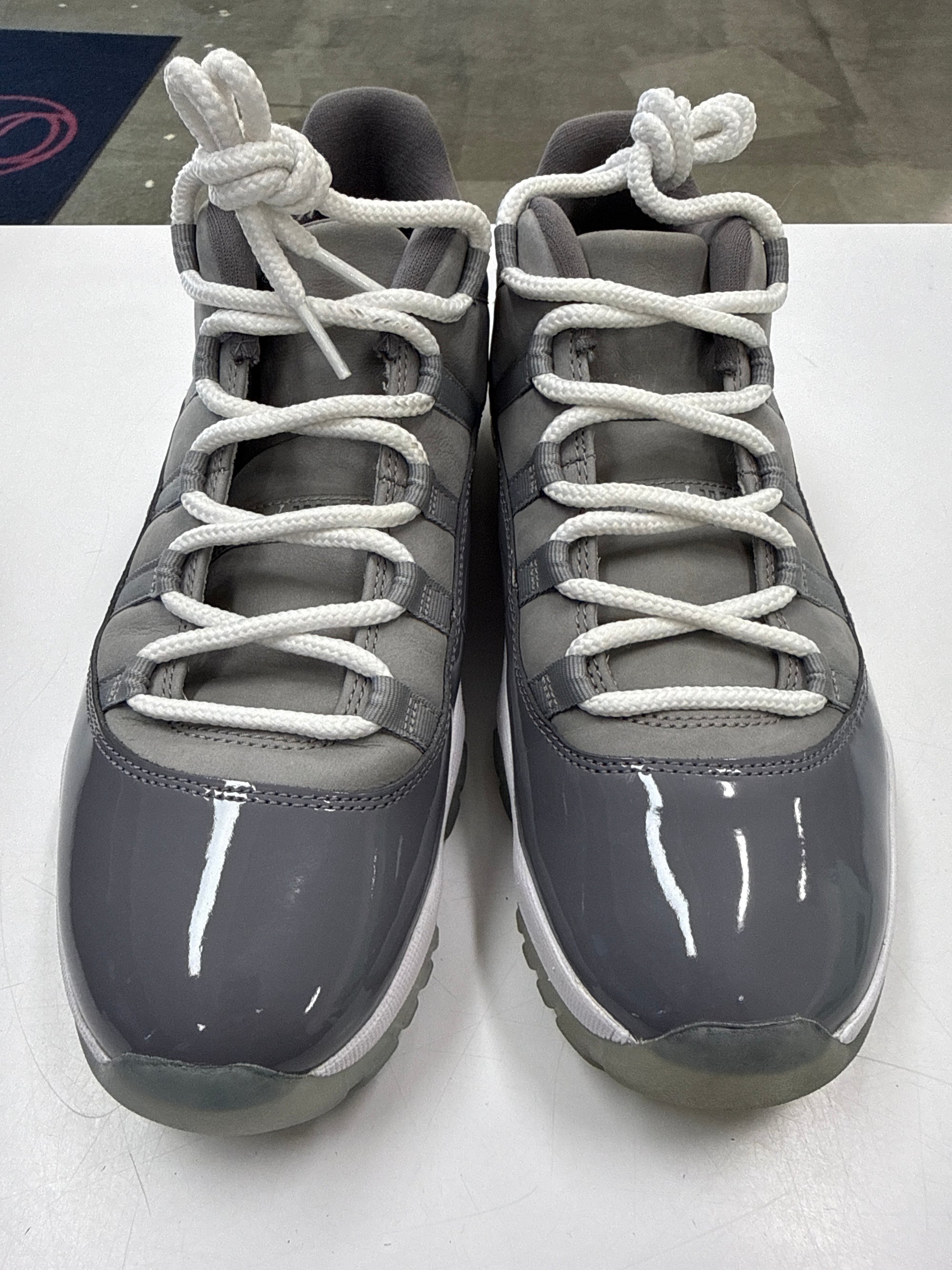 AIR JORDAN 11 LOW COOL GREY - SIZE 11 (WORN)
