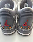 AIR JORDAN 3 COOL GREY 2021 - SIZE 10 (WORN)