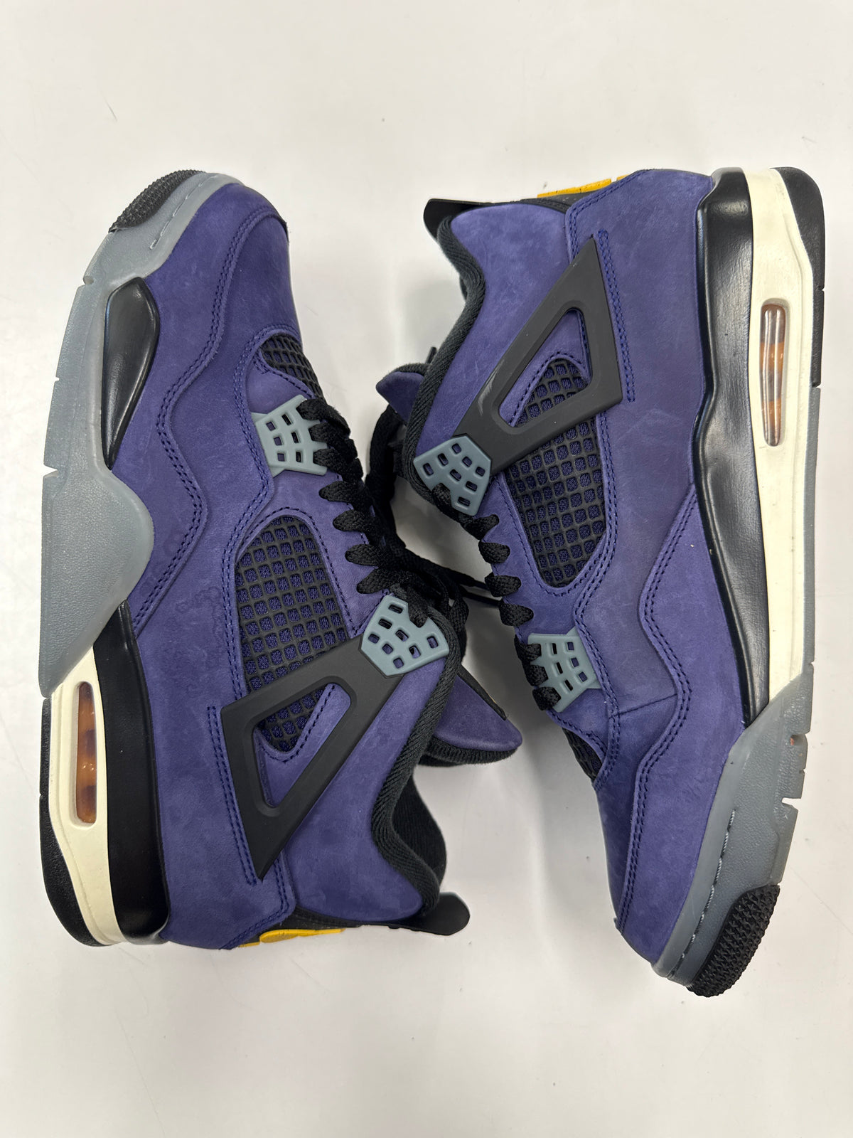 AIR JORDAN 4 LAKERS - SIZE 10.5 (WORN)