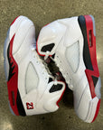 AIR JORDAN 5 FIRE RED BLACK TONGUE 2025 - SIZE 11 (WORN)