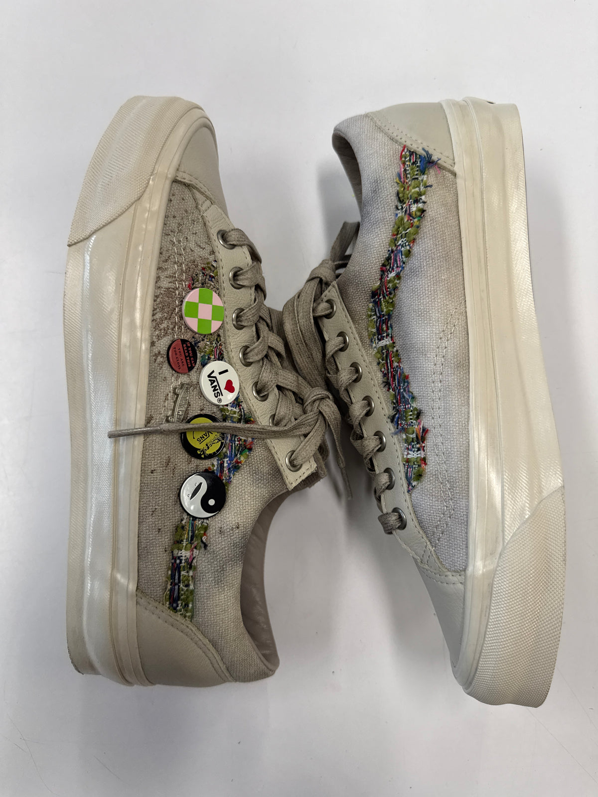 VANS OLD SKOOL 36 LX SOUVENIR OATMEAL - SIZE 9 (WORN)