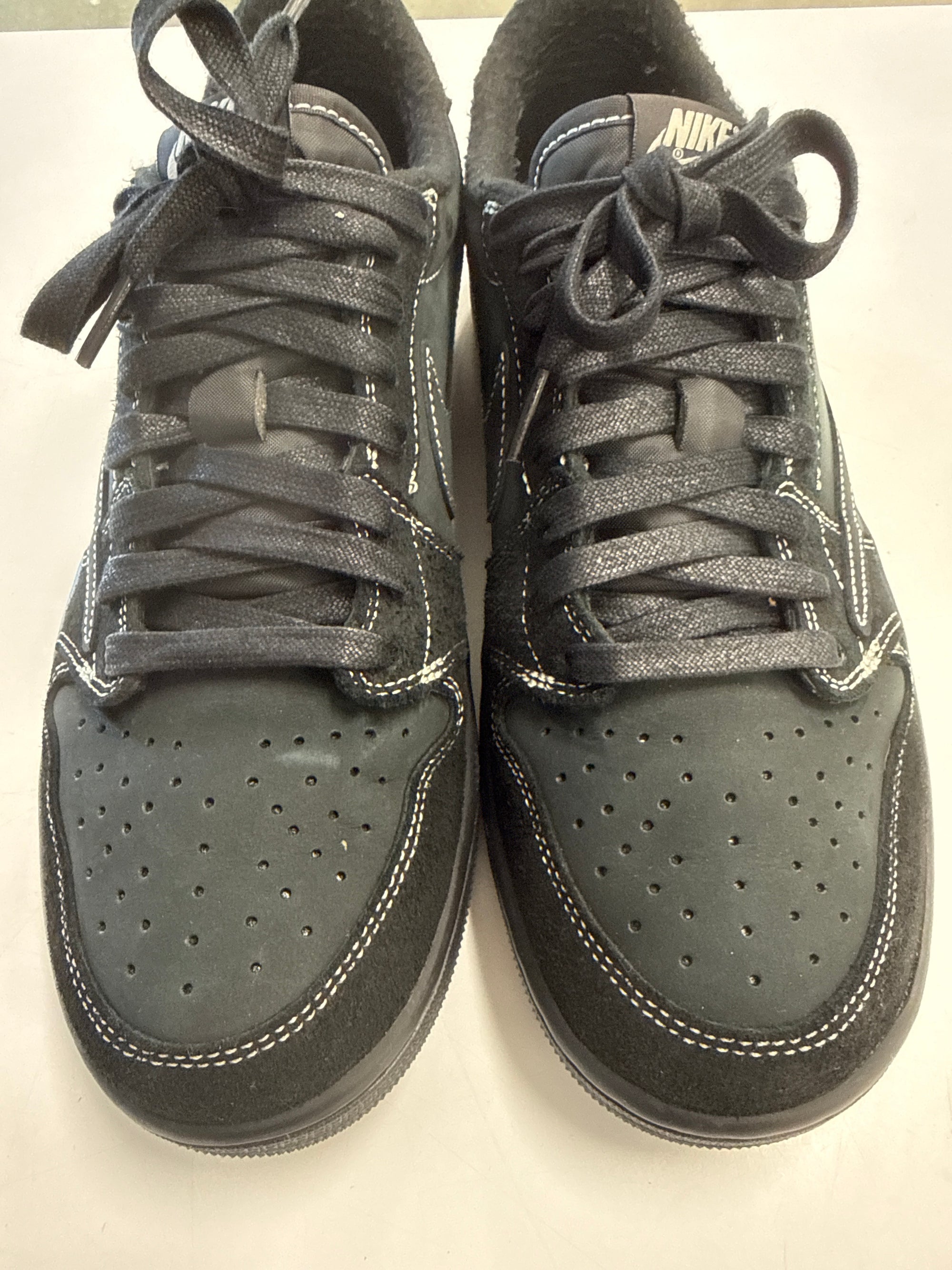 AIR JORDAN 1 LOW TRAVIS SCOTT PHANTOM - SIZE 10 (WORN) - SUPER CLEAN