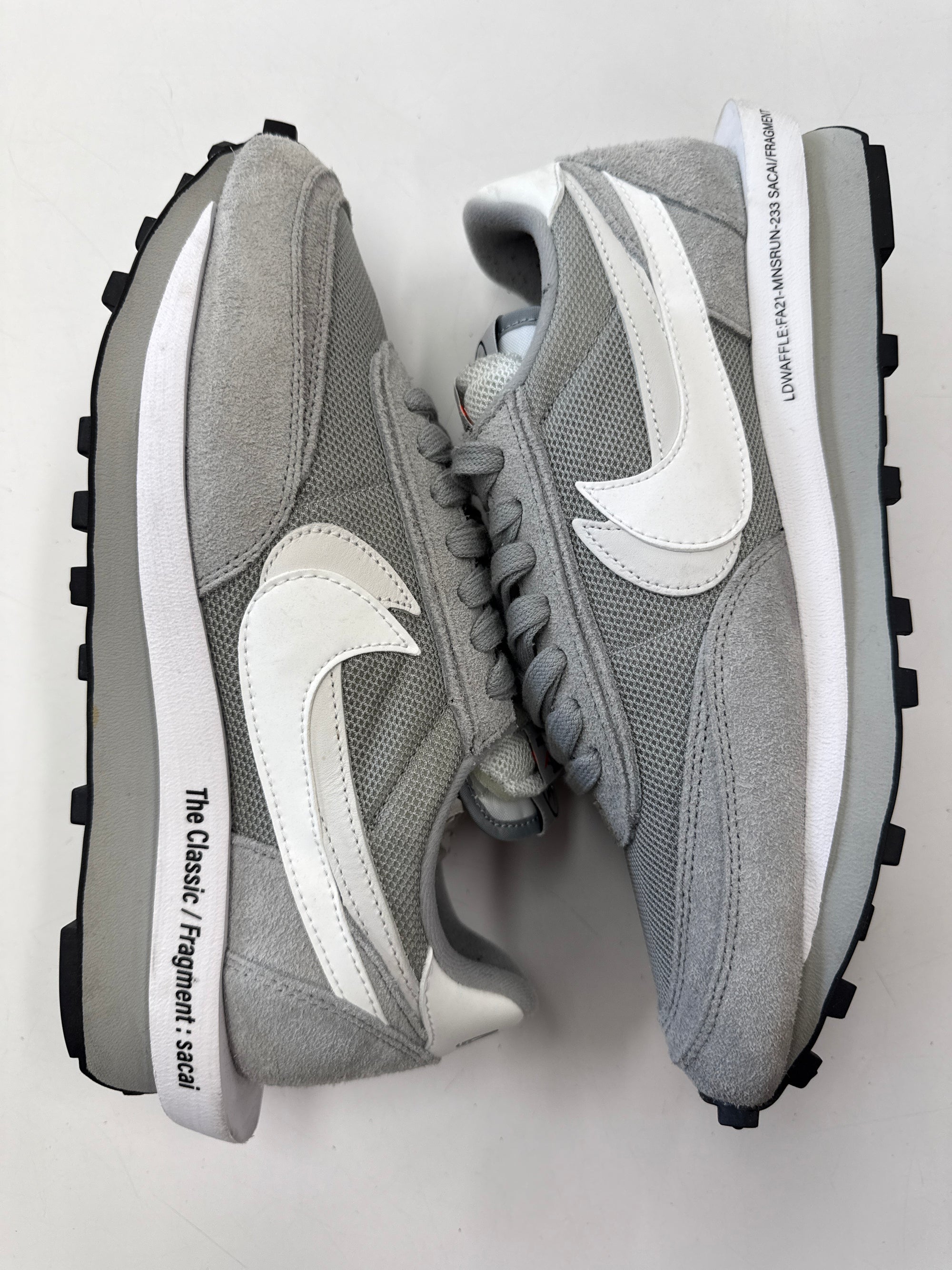 LD WAFFLE SACAI FRAGMENT GREY - SIZE 10 (WORN)