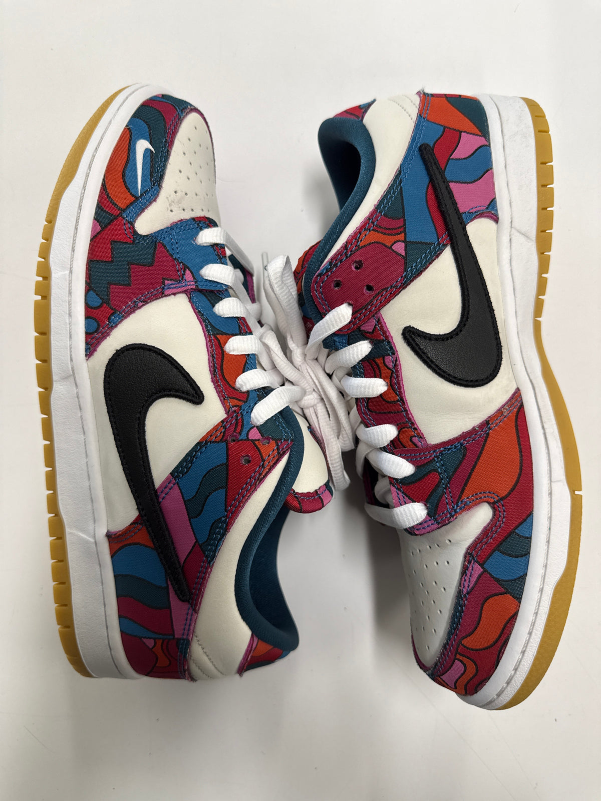 SB DUNK LOW PRO PARRA ABSTRACT ART 2021 - SIZE 10 (WORN) - SUPER CLEAN