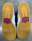 SB DUNK LOW PRO QS PARRA ABSTRACT - SIZE 9 (WORN) - SUPER CLEAN