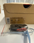 OFF WHITE AIR FORCE 1 LOW BLACK WHITE - SIZE 10 (WORN)