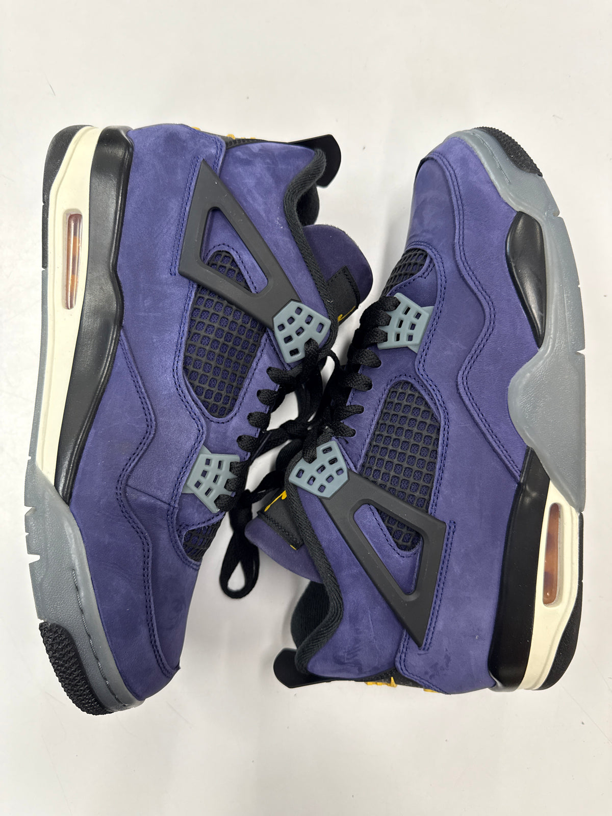 AIR JORDAN 4 LAKERS - SIZE 10.5 (WORN)