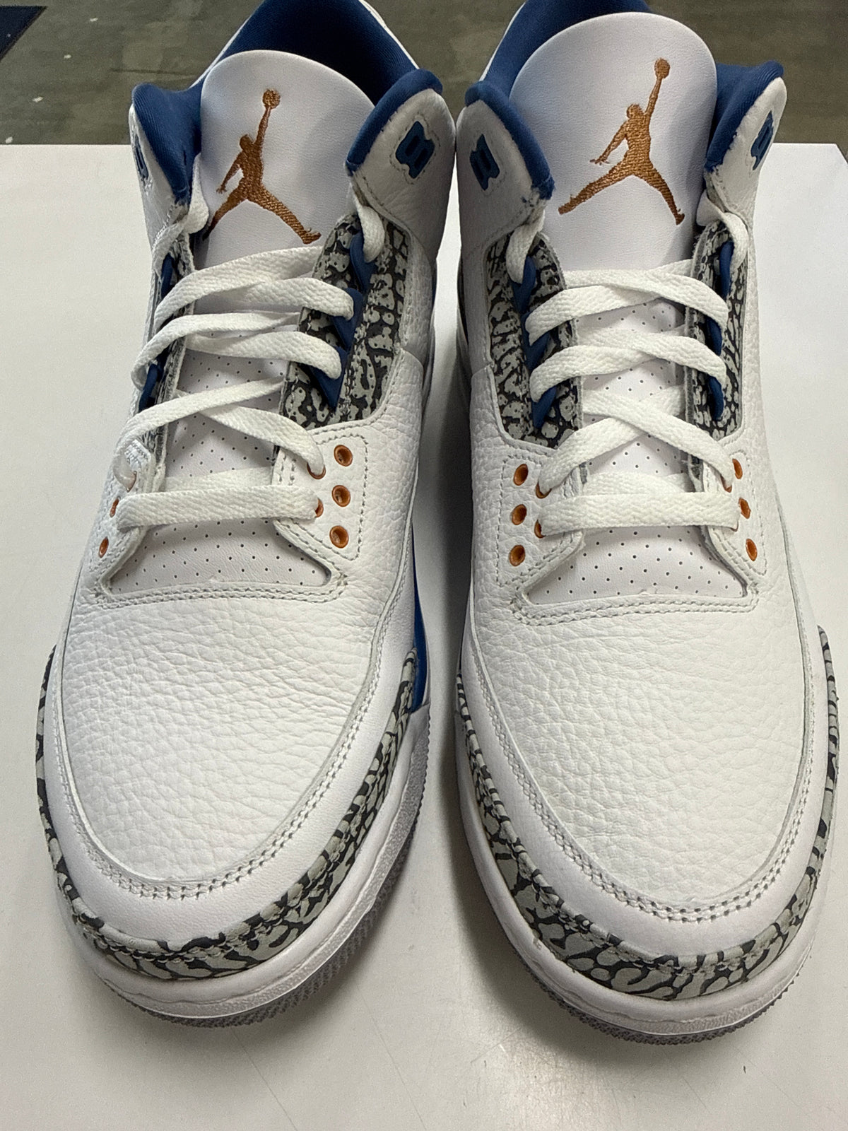 AIR JORDAN 3 WIZARDS - SIZE 12 (WORN)