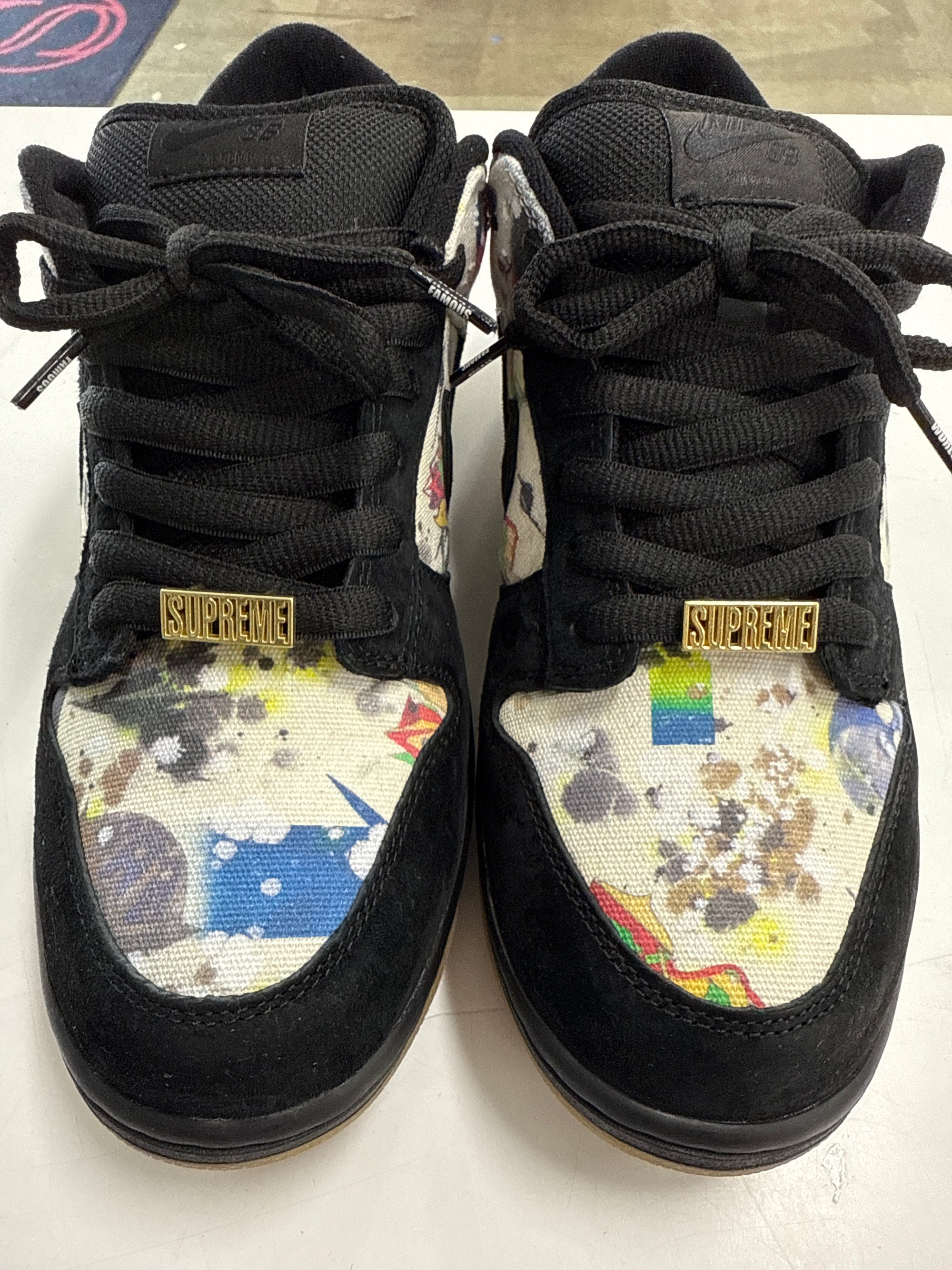 SB DUNK LOW RAMMELLZEE - SIZE 10.5 (WORN)