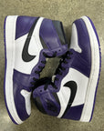 AIR JORDAN 1 HIGH COURT PURPLE 2.0 - SIZE 10 (WORN)