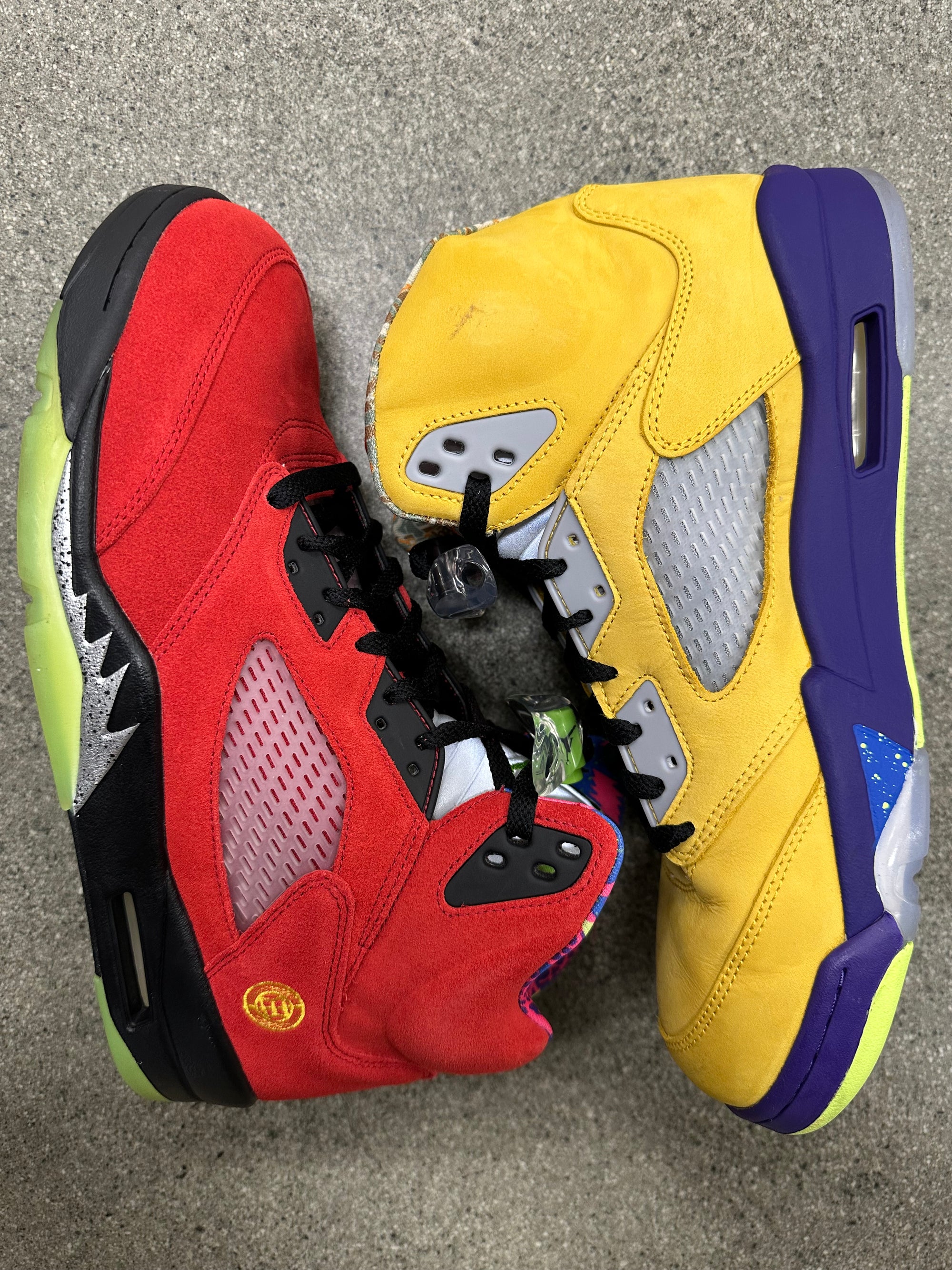 AIR JORDAN 5 WHAT THE - SIZE 11.5 (WORN)