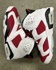 AIR JORDAN 6 CARMINE 2021 - SIZE 12.5 (WORN)