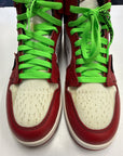 OFF WHITE AIR JORDAN 1 CHICAGO - SIZE 8 (WORN)