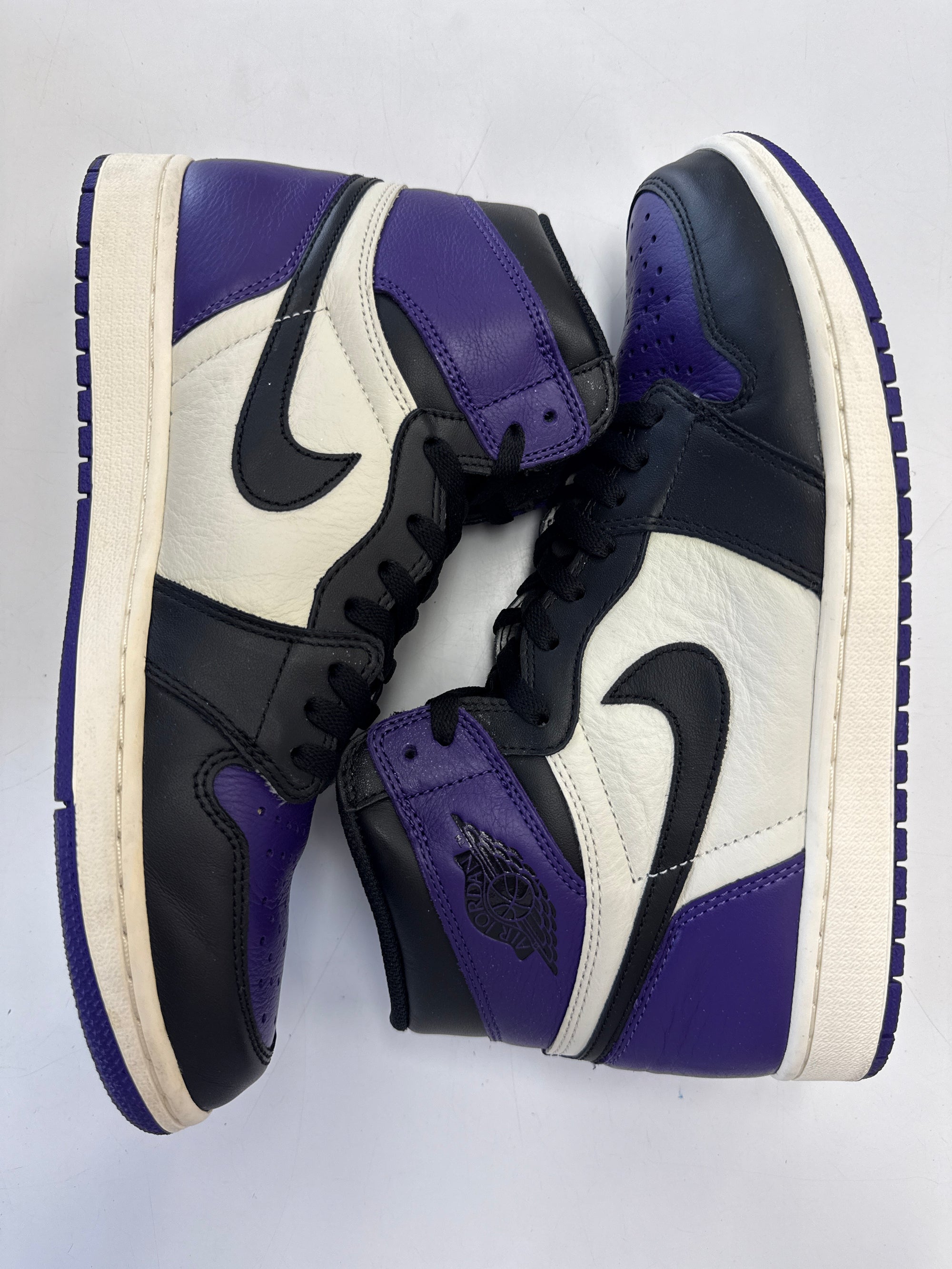 AIR JORDAN 1 HIGH COURT PURPLE - SIZE 10.5 (WORN) - SUPER CLEAN