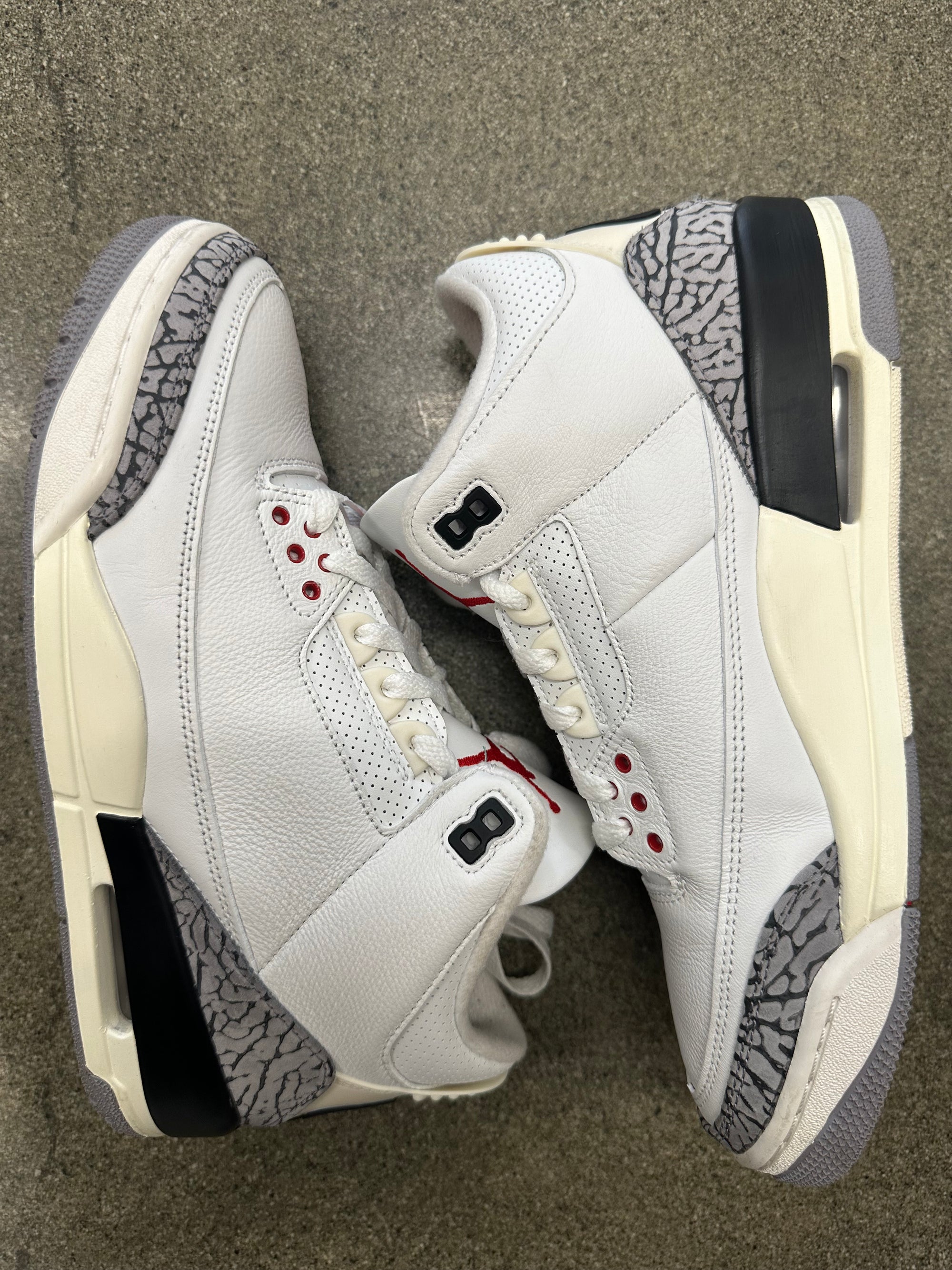 AIR JORDAN 3 REIMAGINED - SIZE 9 (WORN)