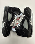 AIR JORDAN 5 BLACK METALLIC REIMAGINED - SIZE 8 (WORN)