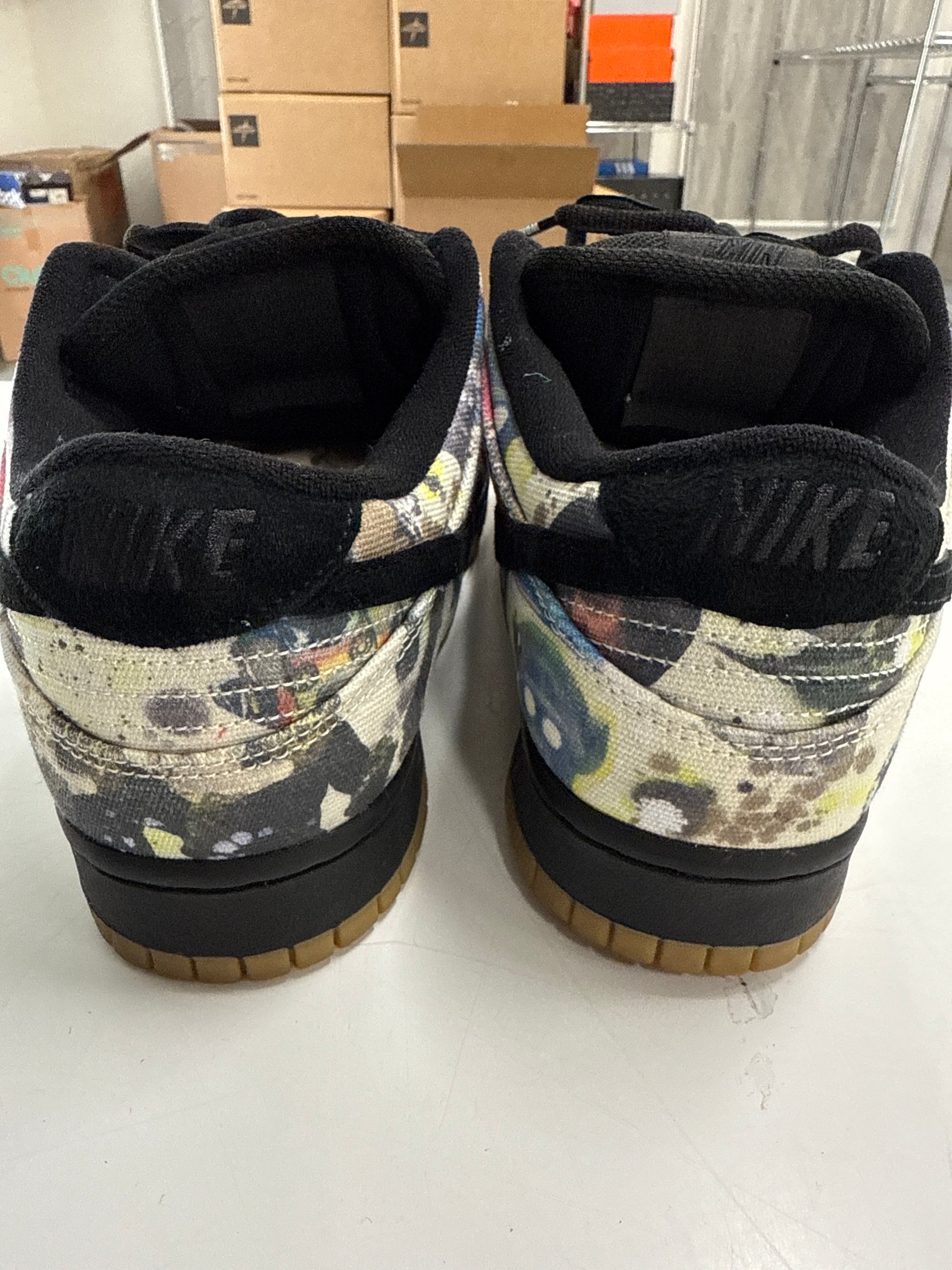 SB DUNK LOW RAMMELLZEE - SIZE 10.5 (WORN)
